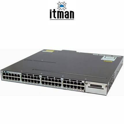 Cisco WS-C3750X-48PF-S Network Switch