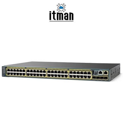 cisco ws-c2960s-48ts-l 48 port network switch