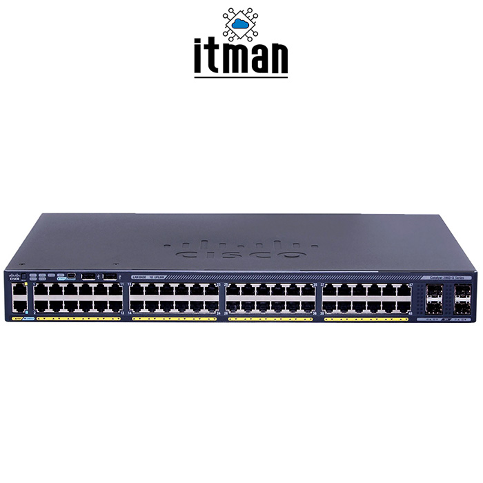 thumbnail image 2 of Cisco WS-C2960X-48LPD-L 48-Port PoE Gigabit Switch – Refurbished, Same Day Shipping 2 of 4