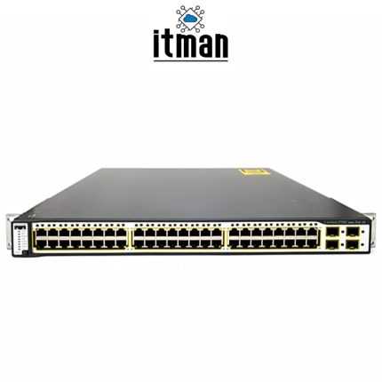 Cisco WS-C3750G-48PS-S Network Switch