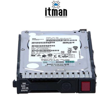 HPE MSA 300GB 15K 12G SAS Storage HDD