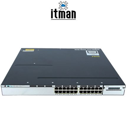 Cisco WS-C3750X-24T-L Network Switch