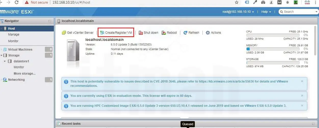 Install Issabel on server