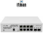 MikroTik CSS610-8G-2S+IN Switch front view