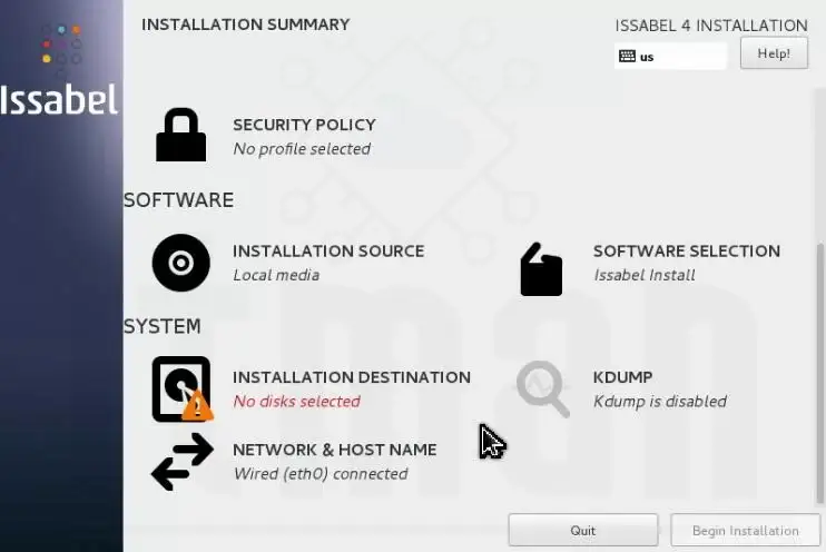 install Issabel step 5