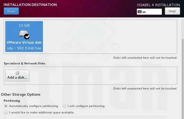 install Issabel step 6