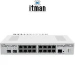 MikroTik CCR2004-16G-2S+PC Ethernet Router front