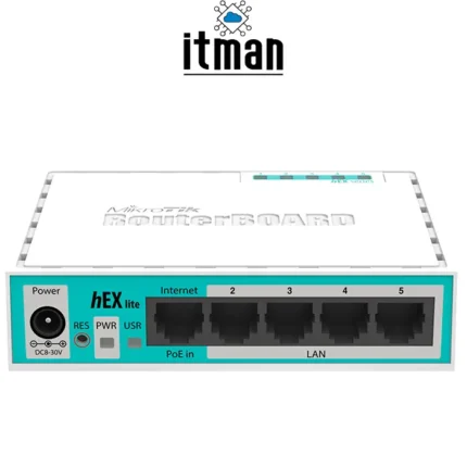 MikroTik hEX lite RB750r2 front second shop dubai