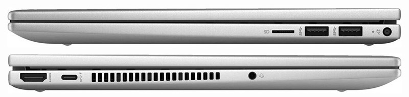 view HP Envy x360 14-es1013dx ports hdmi usb