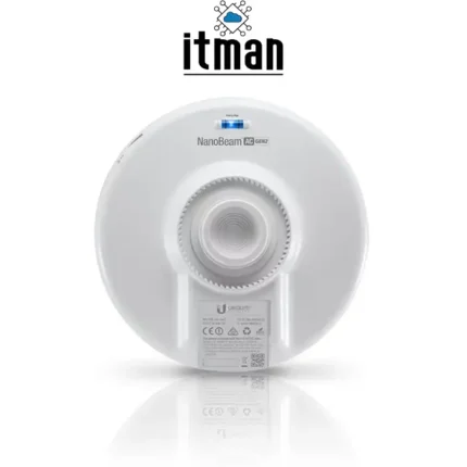 back of Ubiquiti NBE-5AC-GEN2 NanoBeam ac Gen2 airMAX