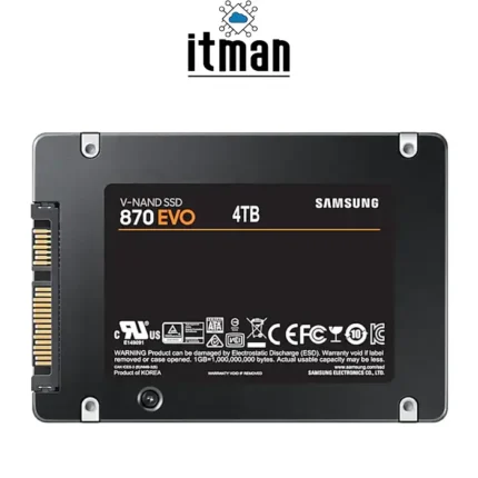 Samsung 870 EVO 4TB SATA3 Internal SSD MZ-77E4T0BEU