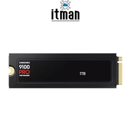 Samsung 9100 Pro 1TB M.2 NVMe SSD PCIe 5.0 x4 Heatsink MZ-VAP1T0CW