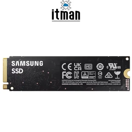 back of Samsung 980 1TB M.2 NVMe SSD