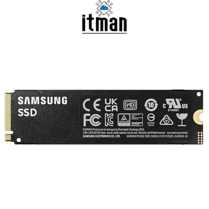 back of Samsung 990 Pro 4TB M.2 NVMe SSD MZ-V9P4T0BW