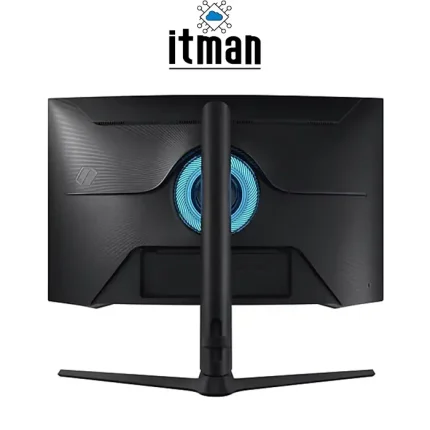 back of Samsung Odyssey G6 27 Gaming Monitor