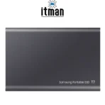 back of Samsung Portable SSD T7 2TB Gray