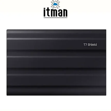 back of Samsung Portable SSD T7 Shield 1TB Black MU-PE1T0SEU
