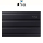 back of Samsung Portable SSD T7 Shield 2TB Black