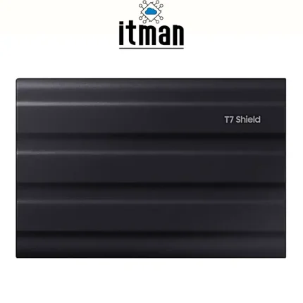 back of Samsung Portable SSD T7 Shield 2TB Black