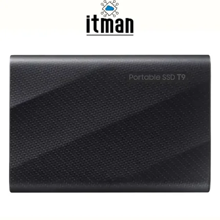 back of Samsung Portable SSD T9 1TB MU-PG1T0BEU