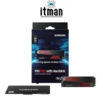 box of Samsung 990 Pro 4TB M.2 NVMe SSD Heatsink version