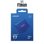 box of T7 2TB Blue
