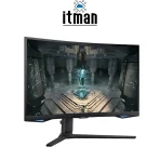 left view Samsung Odyssey G6 27 Gaming Monitor QHD