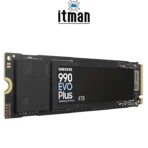 left view of Samsung 990 EVO Plus 4TB M.2 NVMe SSD MZ-V9S4T0BW
