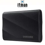 left view of Samsung Portable SSD T9 1TB External Solid State Drive