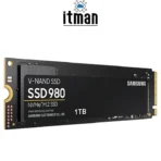 right view of Samsung 980 1TB M.2 NVMe SSD PCIe 3.0 x4