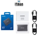 shop Samsung Portable SSD T7 4TB Gray MU-PC4T0TWW