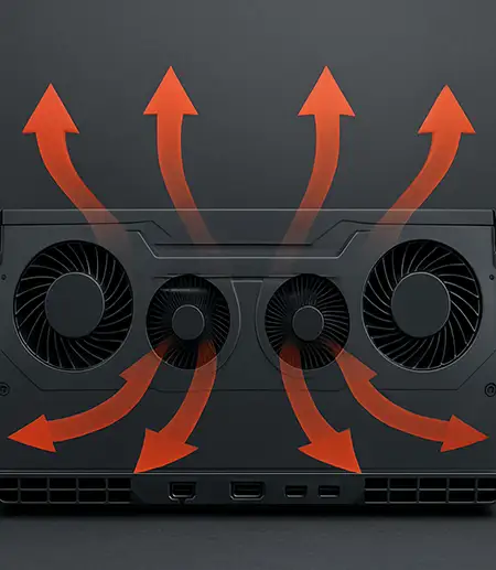Gaming Laptop cooling system