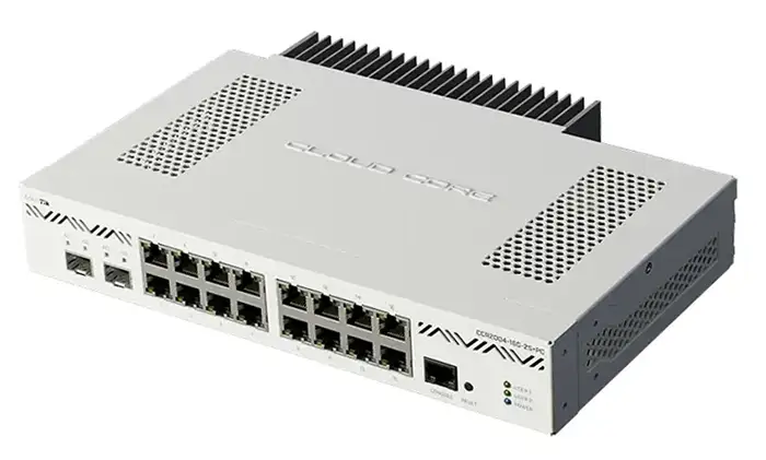 MikroTik CCR2004-16G-2S+PC The Silent Performer