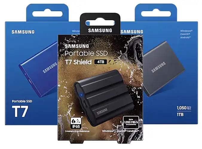 Samsung External SSDs Portable
