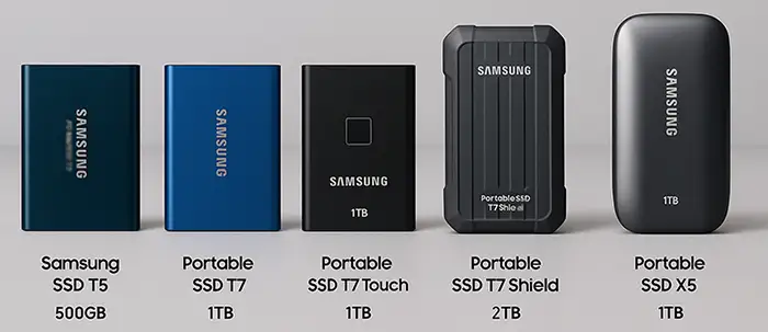 Samsung Portable SSDs buying guide