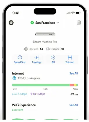 UniFi AP Controller on iphone