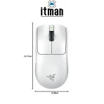 Razer Viper V3 Pro Wireless Mouse dimensions
