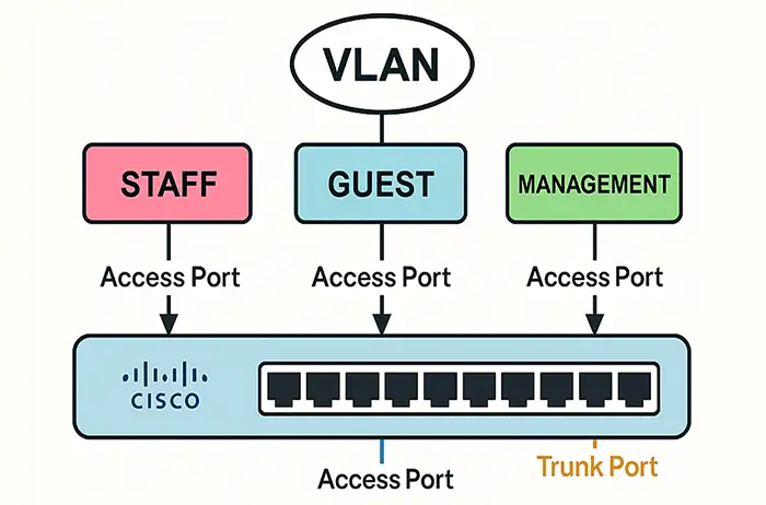 Configure VLAN on Cisco Switch