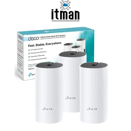 TP-Link Deco M4 Whole Home Mesh Wi-Fi System (3-Pack)