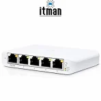 USW-Flex-Mini 5-Port Gigabit Managed Switch side view