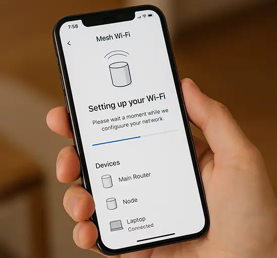 mesh wifi mobile apps
