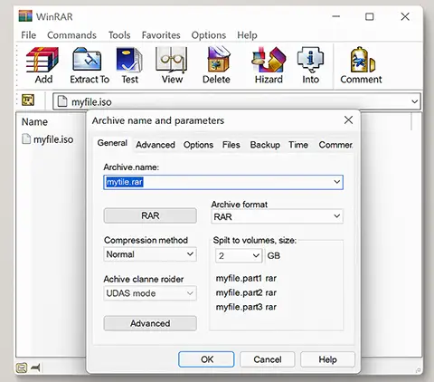 How to Transfer Large Files to Flash Drive Without 4GB Limit with winrar