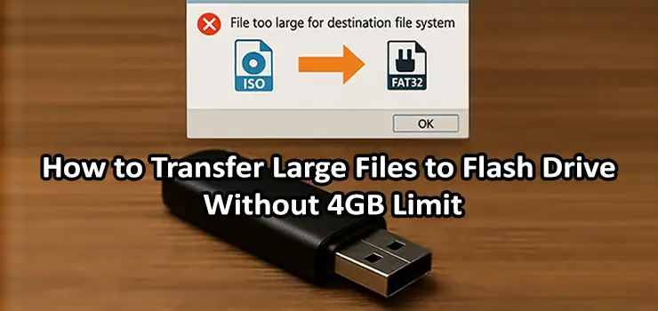 How to Transfer Large Files to Flash Drive Without 4GB Limit