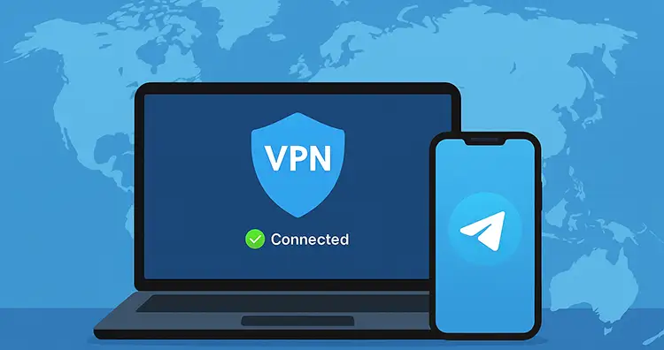 Unable to Join Telegram Channel” solution VPN