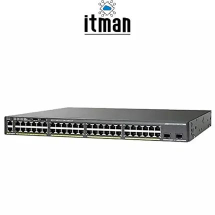 Cisco WS-C2960XR-48LPD-I Network Switch