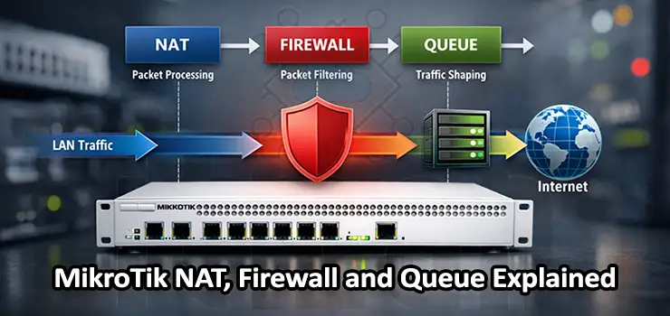 MikroTik NAT, Firewall and Queue Explained