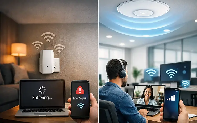Ubiquiti Access Points vs WiFi Extenders