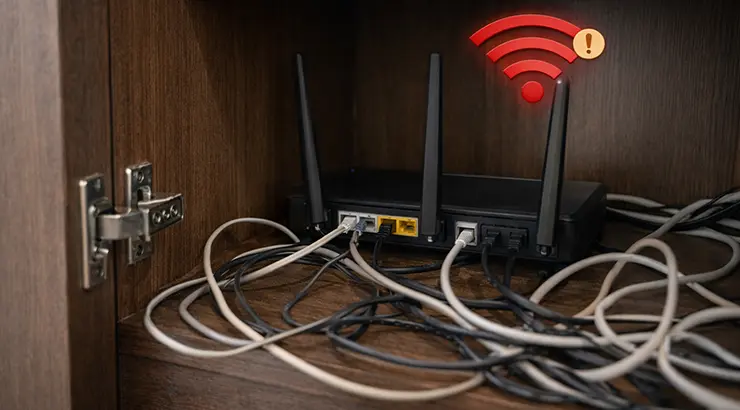 Wrong router placement