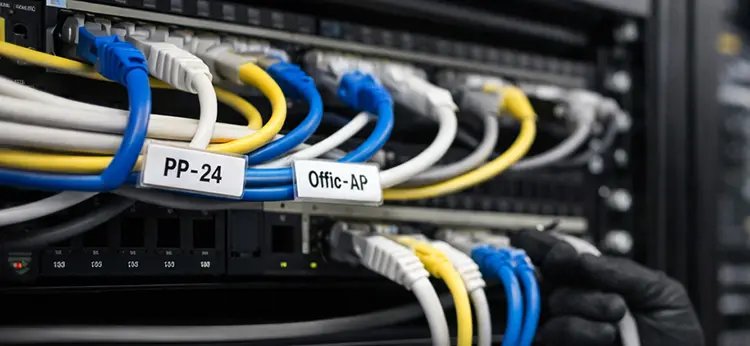 best way to Label Network Cables