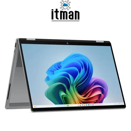 HP 14-kb0023dx OmniBook X FlipNGAI Laptop 14" Diagonal 2K OLED, Intel Core Ultra 7 355 CPU, 16GB RAM, 1TB SSD, Intel Graphics, English Backlit Keyboard, Windows 11, Meteor Silver | D3KN6UA